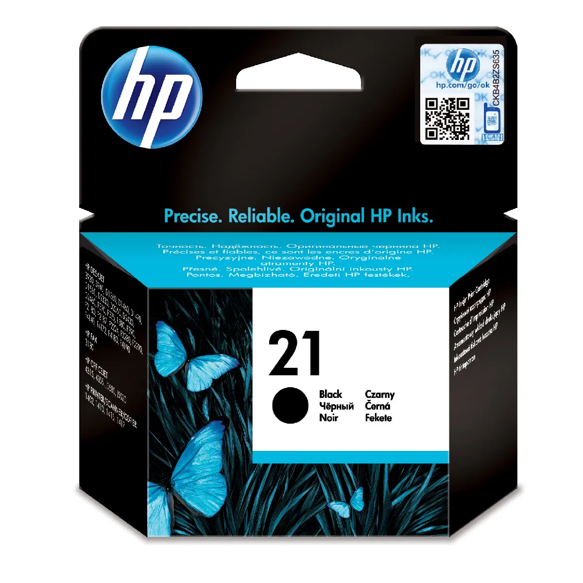 Cartouche D'encre Hp 21 Authentique Hp La Cartouche D'imprimante - vue 3