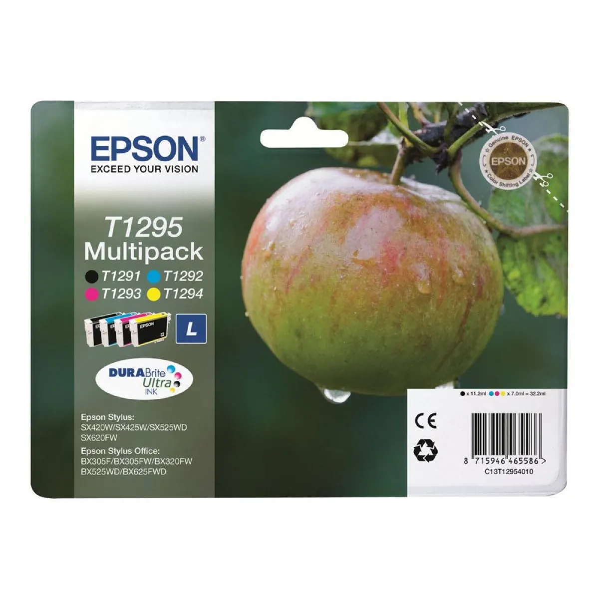 Cartouche D'encre Couleur + C13t12954022 Epson Le Pack De Cartouches D'encre - vue 8