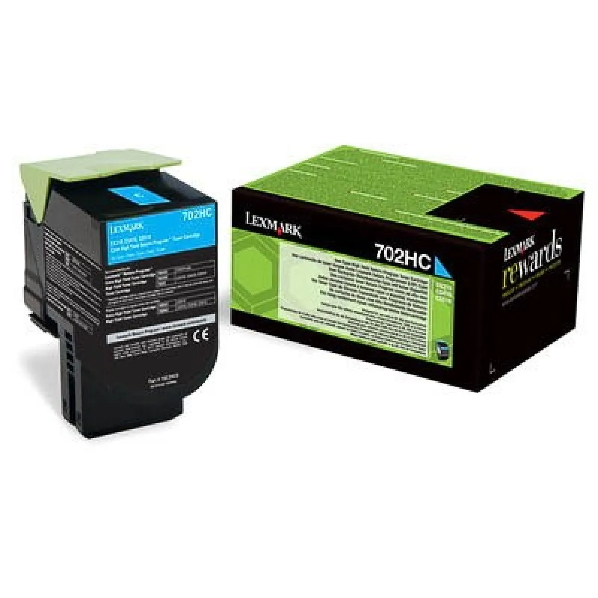 LEXMARK Cartouche de toner 702HC Haute Capacité 3.000 pages Pack de 1 Cyan - vue 2