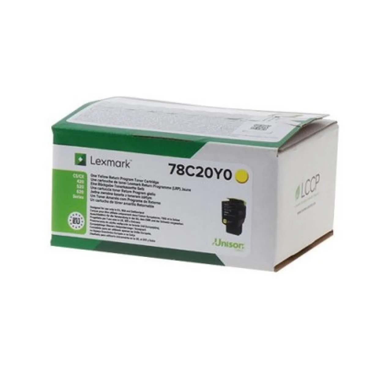 Lexmark Jaune 78C20y0 Toner