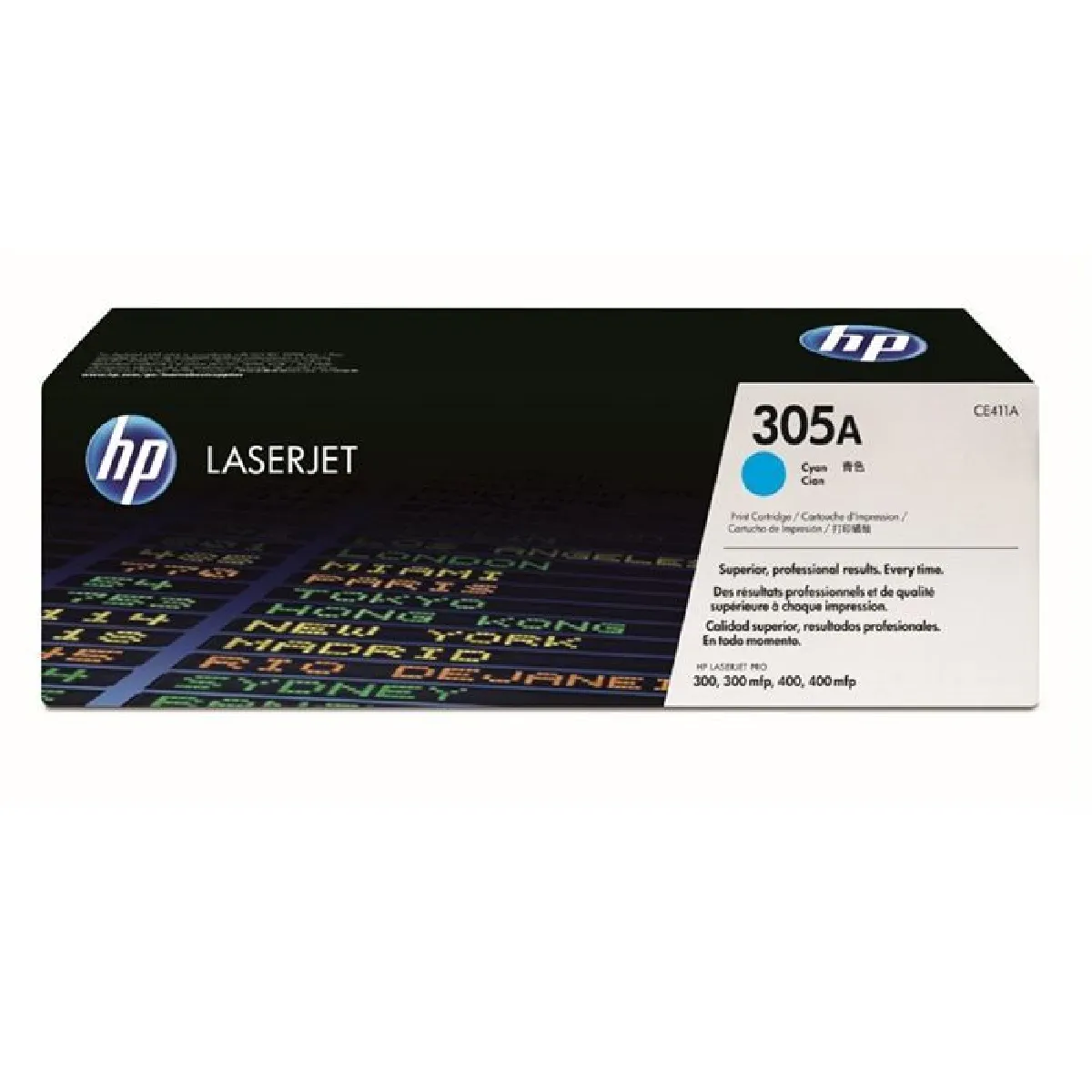Hp 305A Ce411a Toner Cyan 2600 Pages Dorigine Cassette De Toner - Image 3