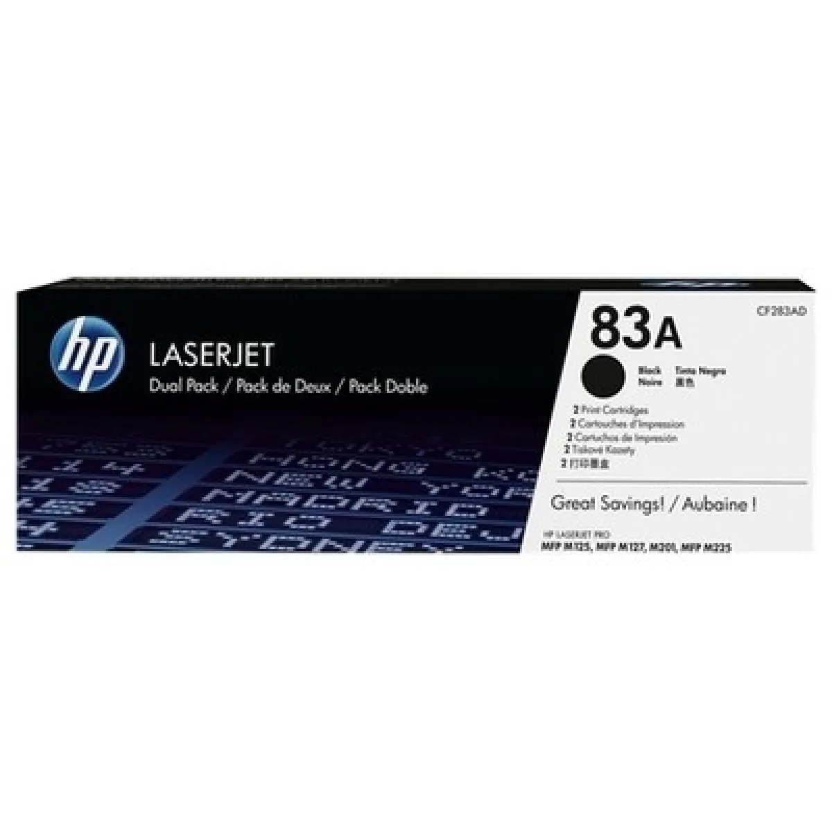 HP CF283AD Pack Toners Noirs