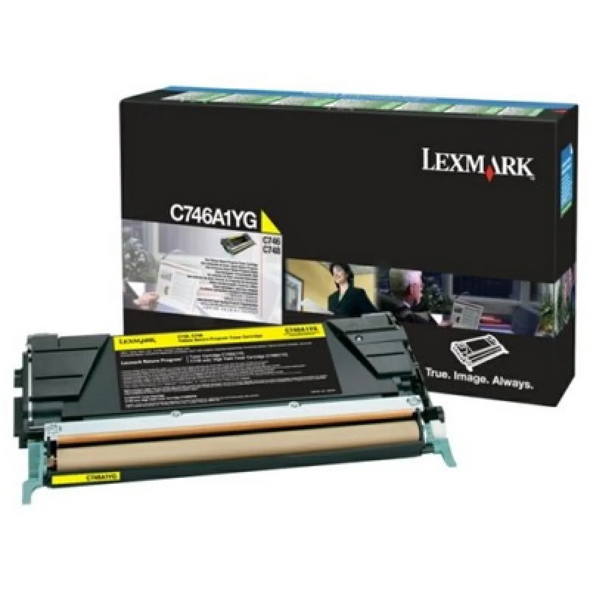 Cartouche Compatible Jaune Lexmark - Original - Cartouche De Toner Lccp, Lrp - Pour Lexmark C746dn, C746dtn, C746n, C748de, C748dte, C748e - Image 3