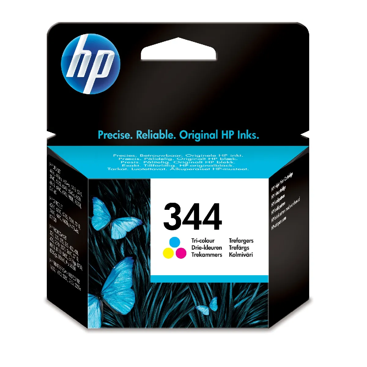 HP 344 cartouche d'encre couleur cyan jaune 14 ml - vue 2