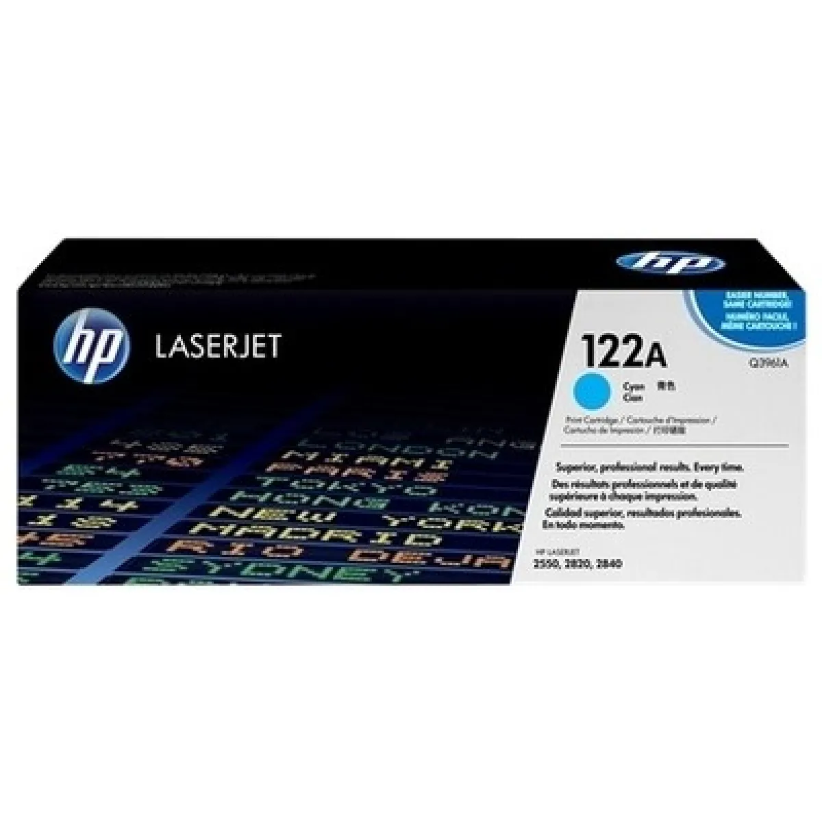 HP Toner Cyan Q3961A - vue 1