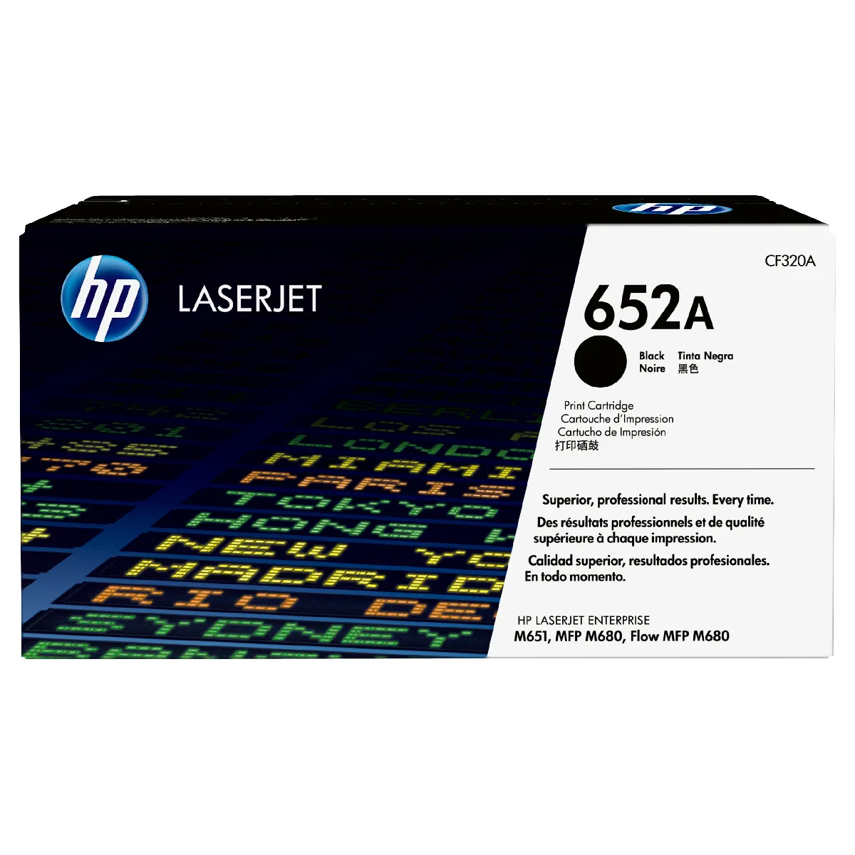HP 652A - Noir