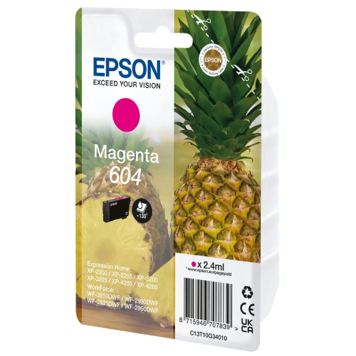 Epson 604 - Cartouche d'Encre Originale - Magenta