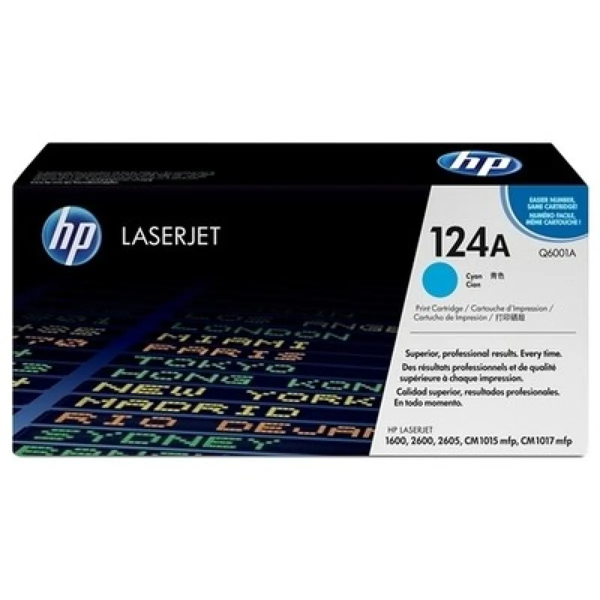 HP Toner Q6001A Cyan LaserJet 2600 - vue 9