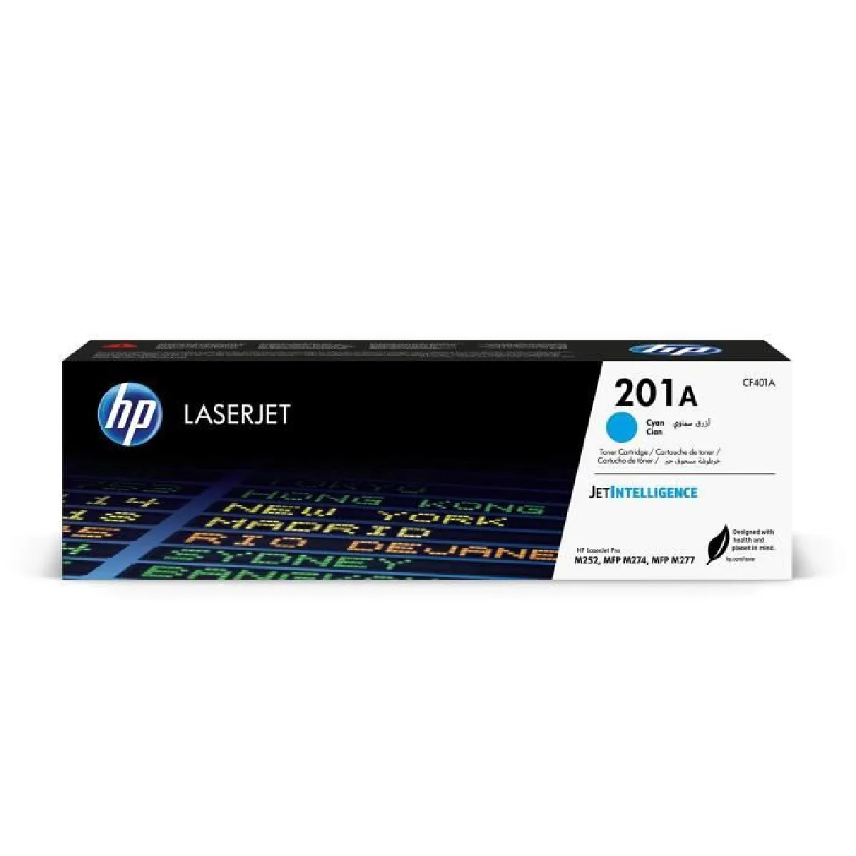 Hp 201A Cf401a Toner Cyan 1400 Pages Dorigine Cassette De Toner - Image 3