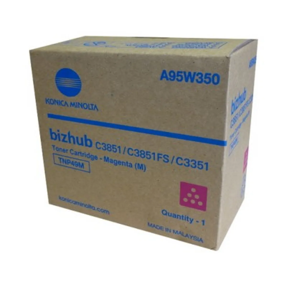 KONICA MINOLTA  TNP49M Toner Magenta A95W350 (TNP49M)