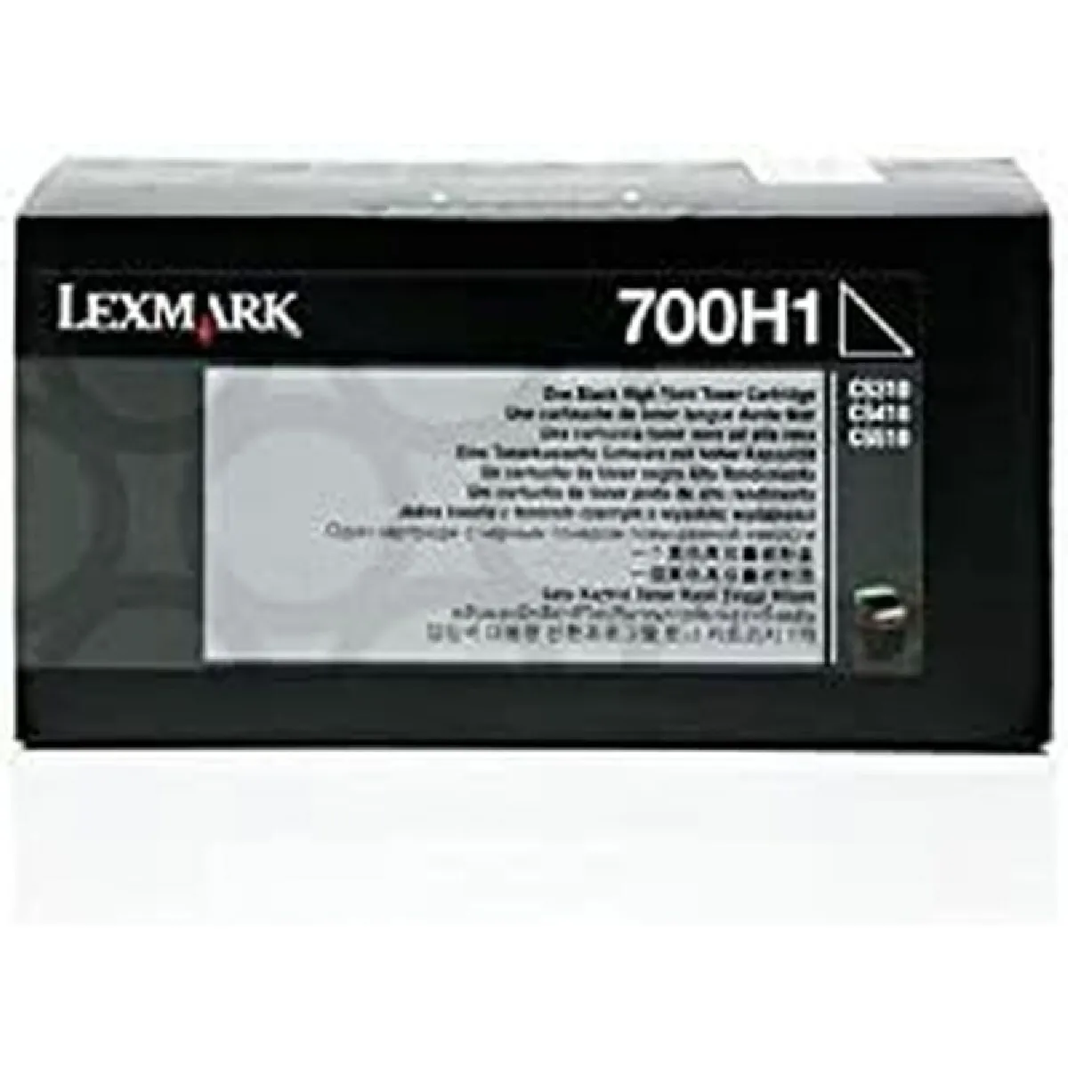 Lexmark 700H1 - a rendement eleve - noir - original - cartouche de toner - LCCP