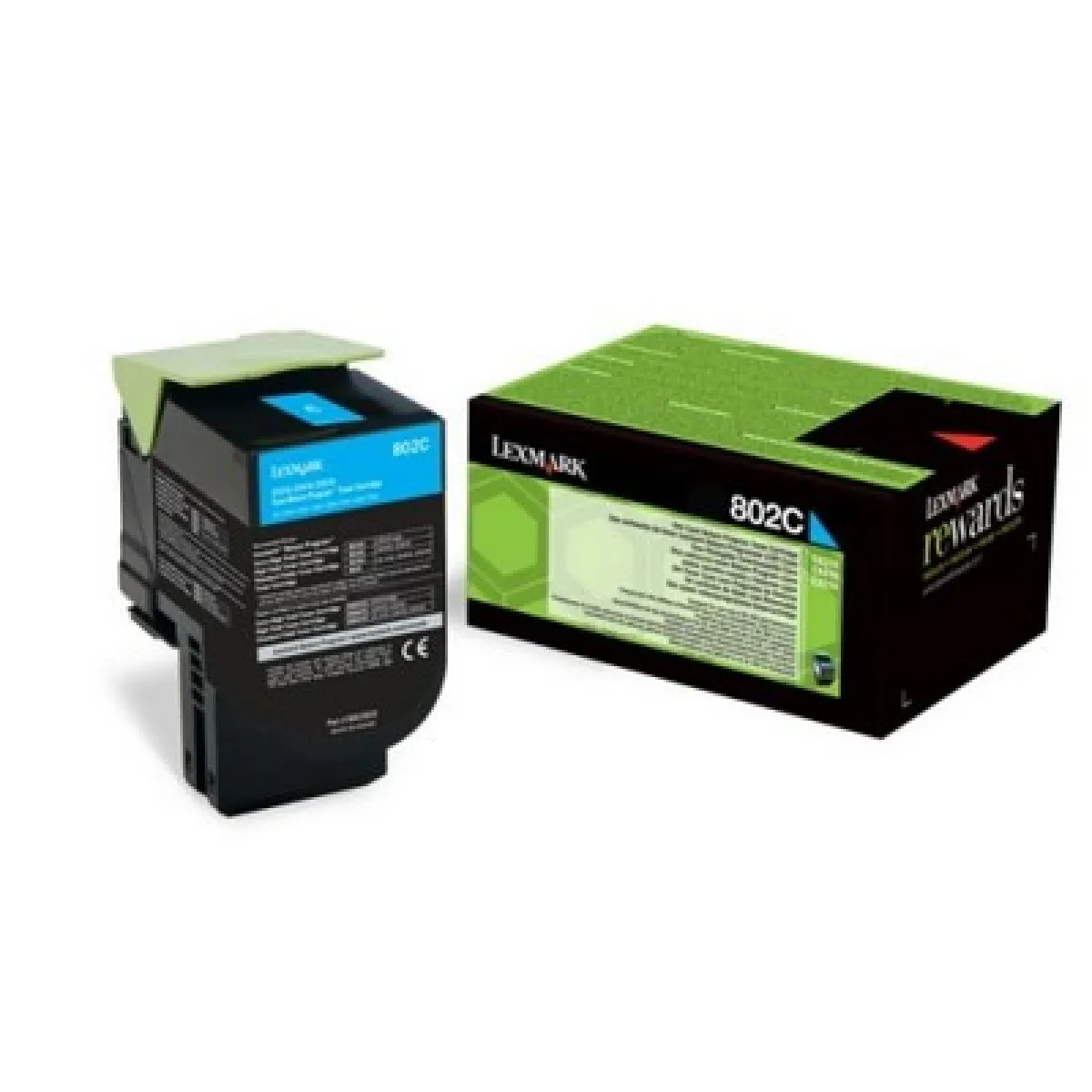 Lexmark Cyan 80C20C0 - vue 3
