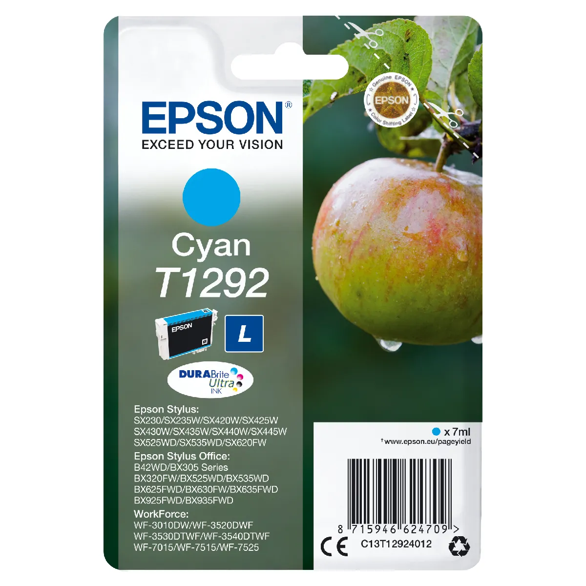 Epson C13T12924022 - Bleu foncé
