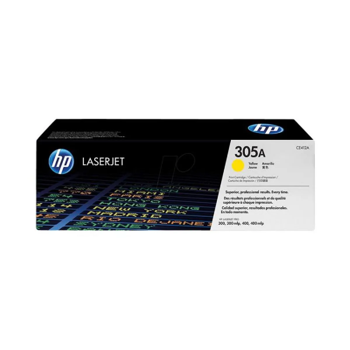 HP CE412A Jaune - vue 3