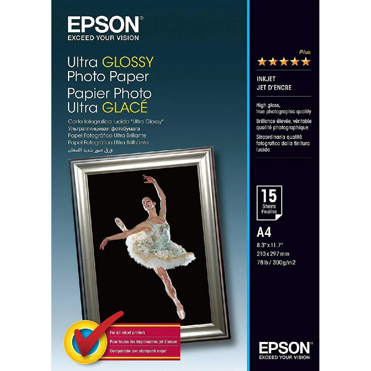 Epson Ultra Glossy Photo Paper A4