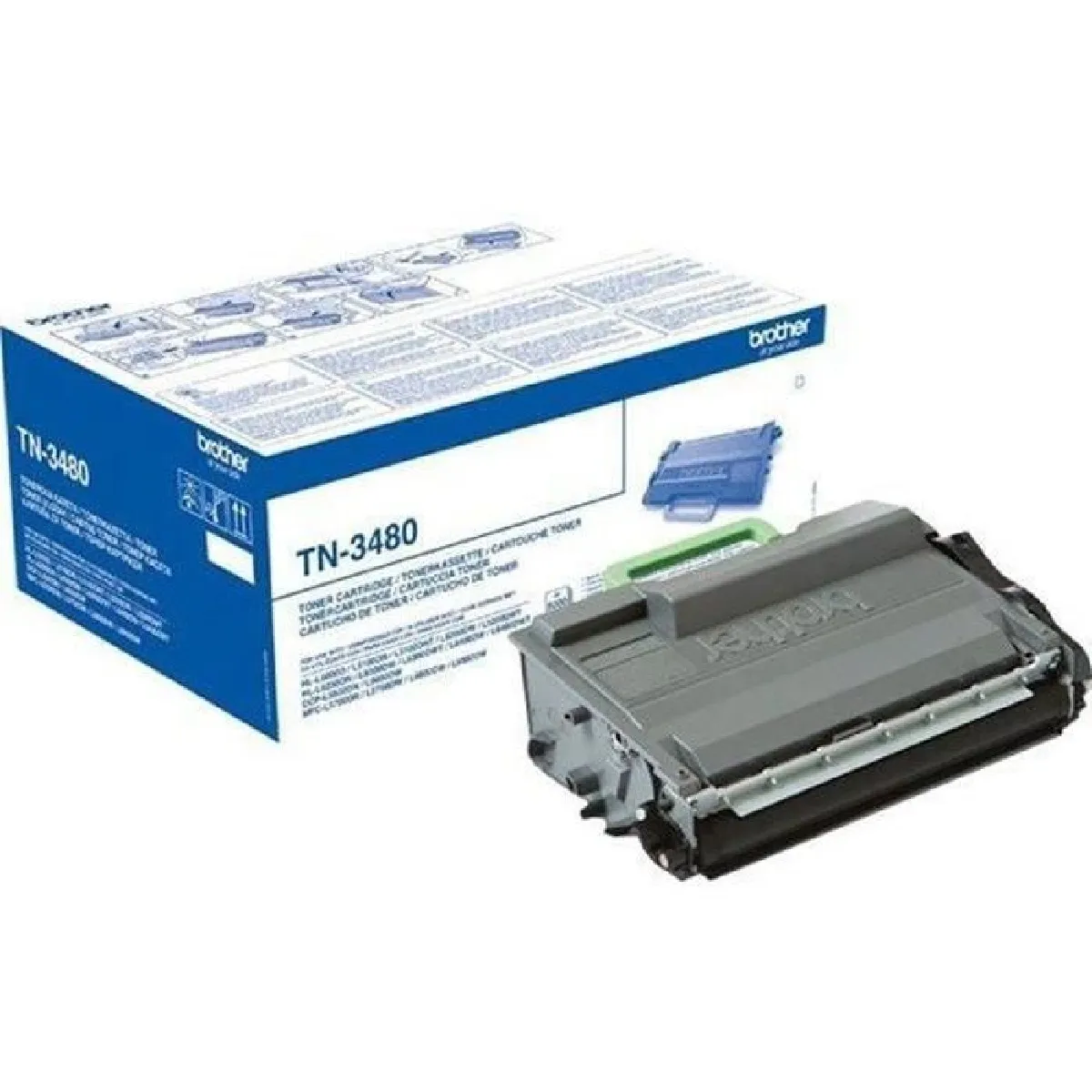 Brother Noir Toner Tn-3480