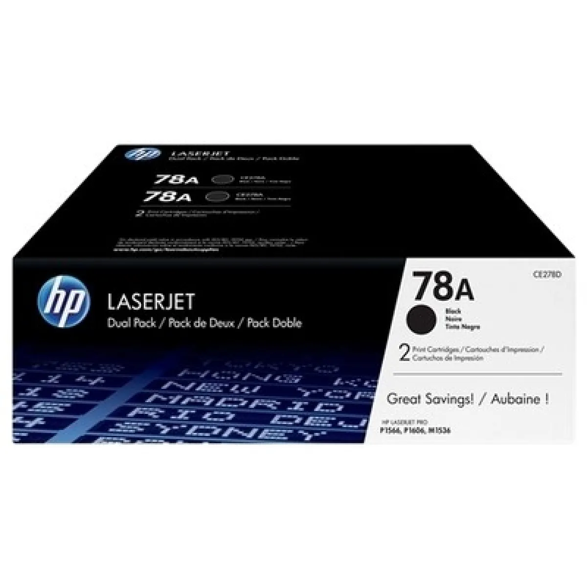 HP Pack de 2 CE278D - vue 4