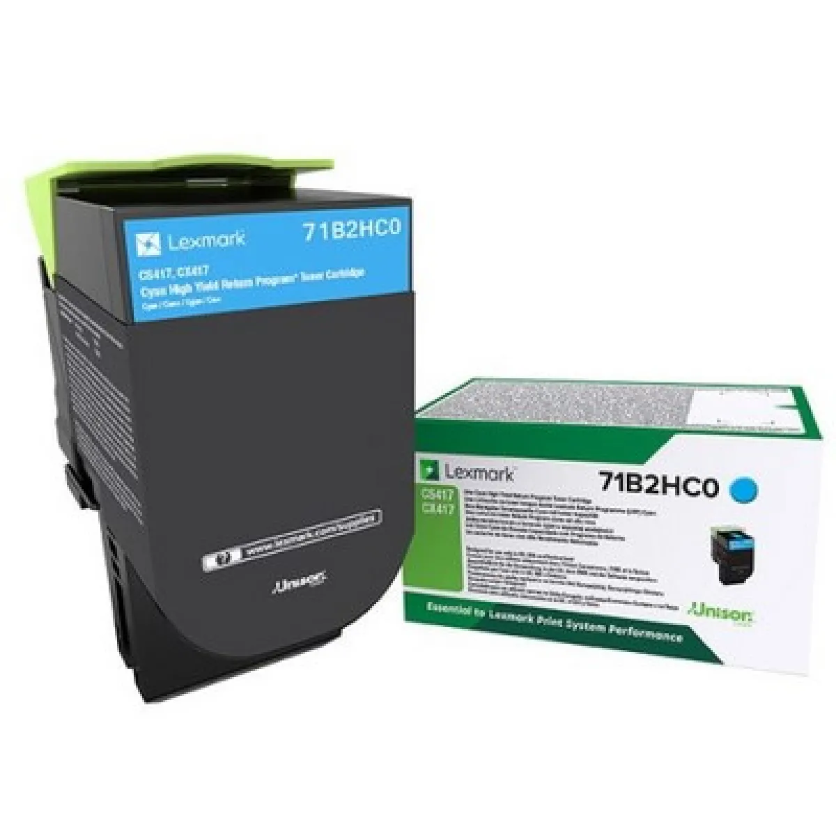 Lexmark X417 - A Rendement Élevé - Cyan - Original - Cartouche De Toner Lccp, Lrp - Pour Cs417dn, Cs517de, Cx417de - Image 3