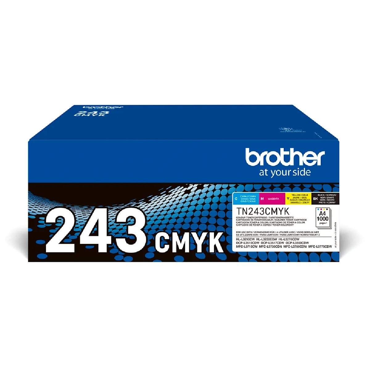 Brother - N°243 - Toner TN - Noir, Cyan, Magenta, Jaune