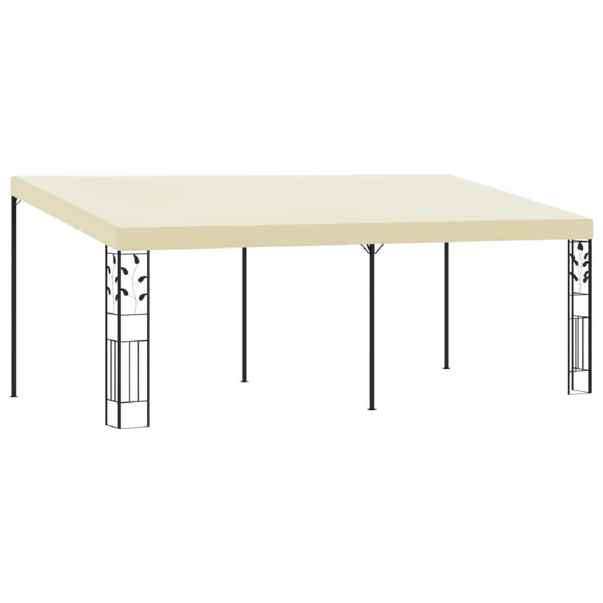 vidaXL Belvédère Mural Crème - vue 2