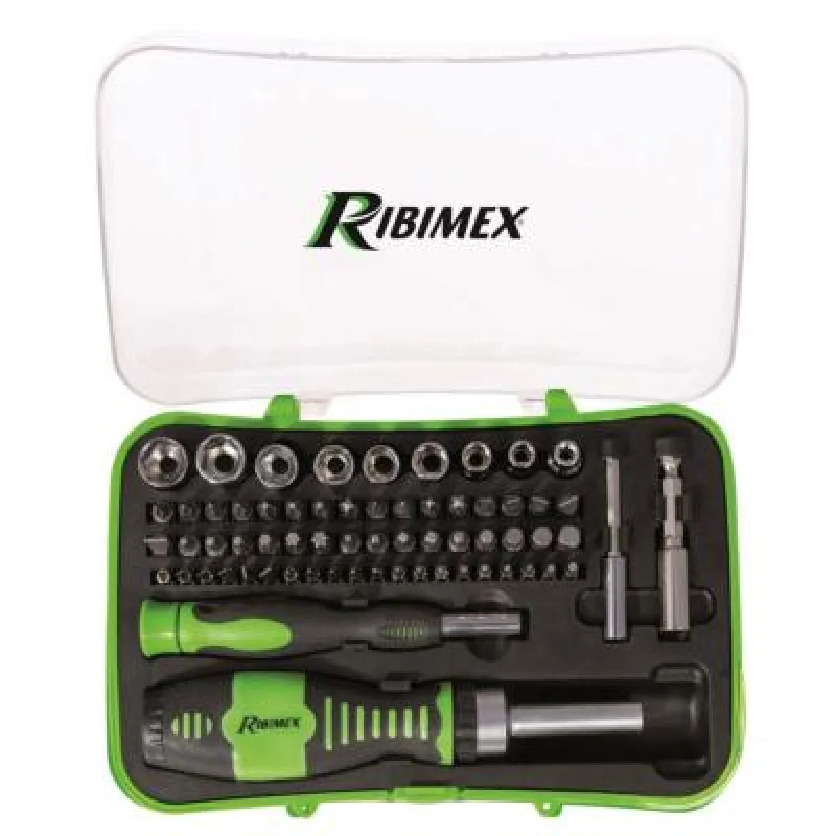 Ribimex Tournevis À Cliquet 65 Pièces