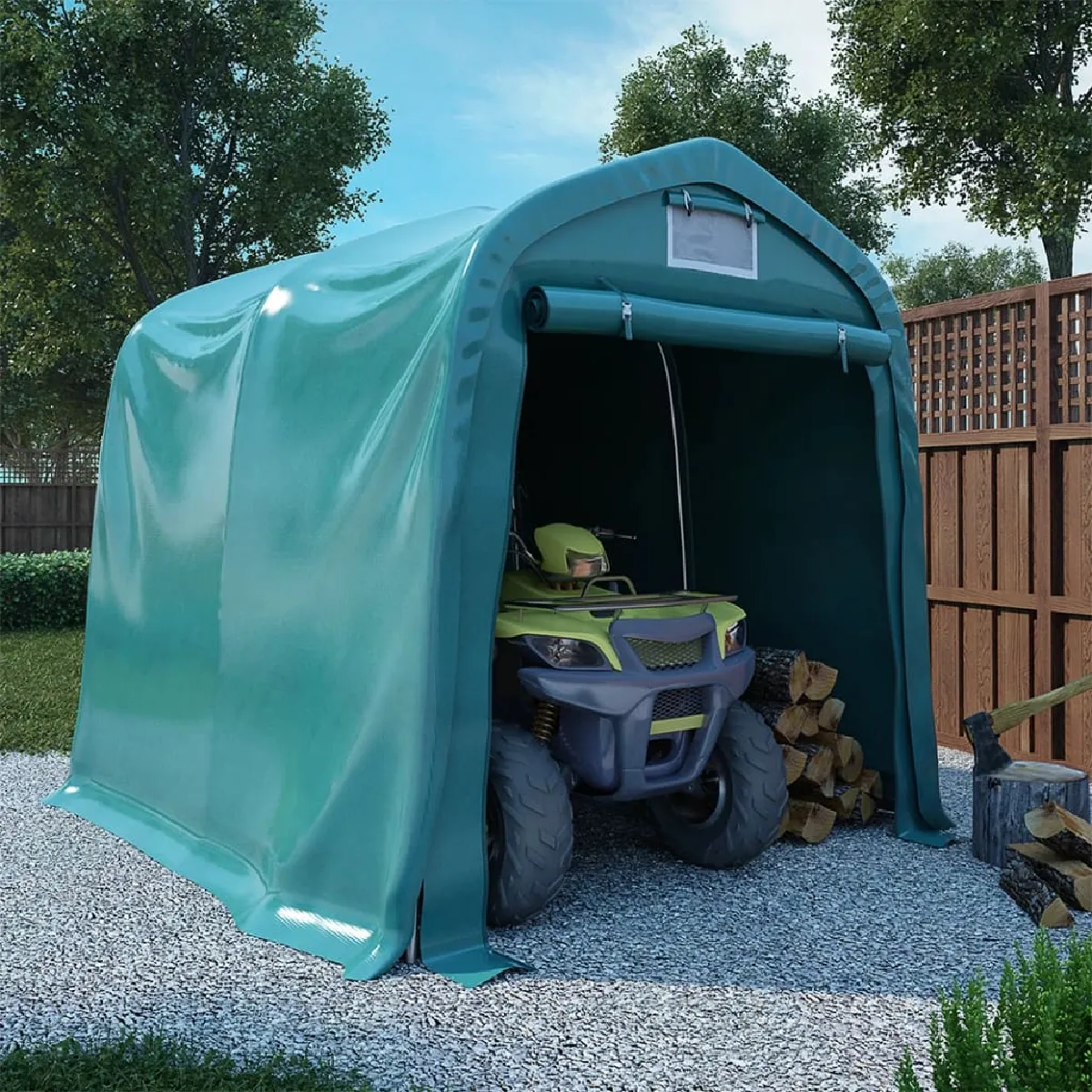 vidaXL Tente de Garage PVC - vue 2
