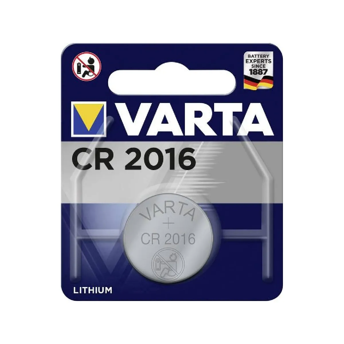 Varta CR2016 - vue 2
