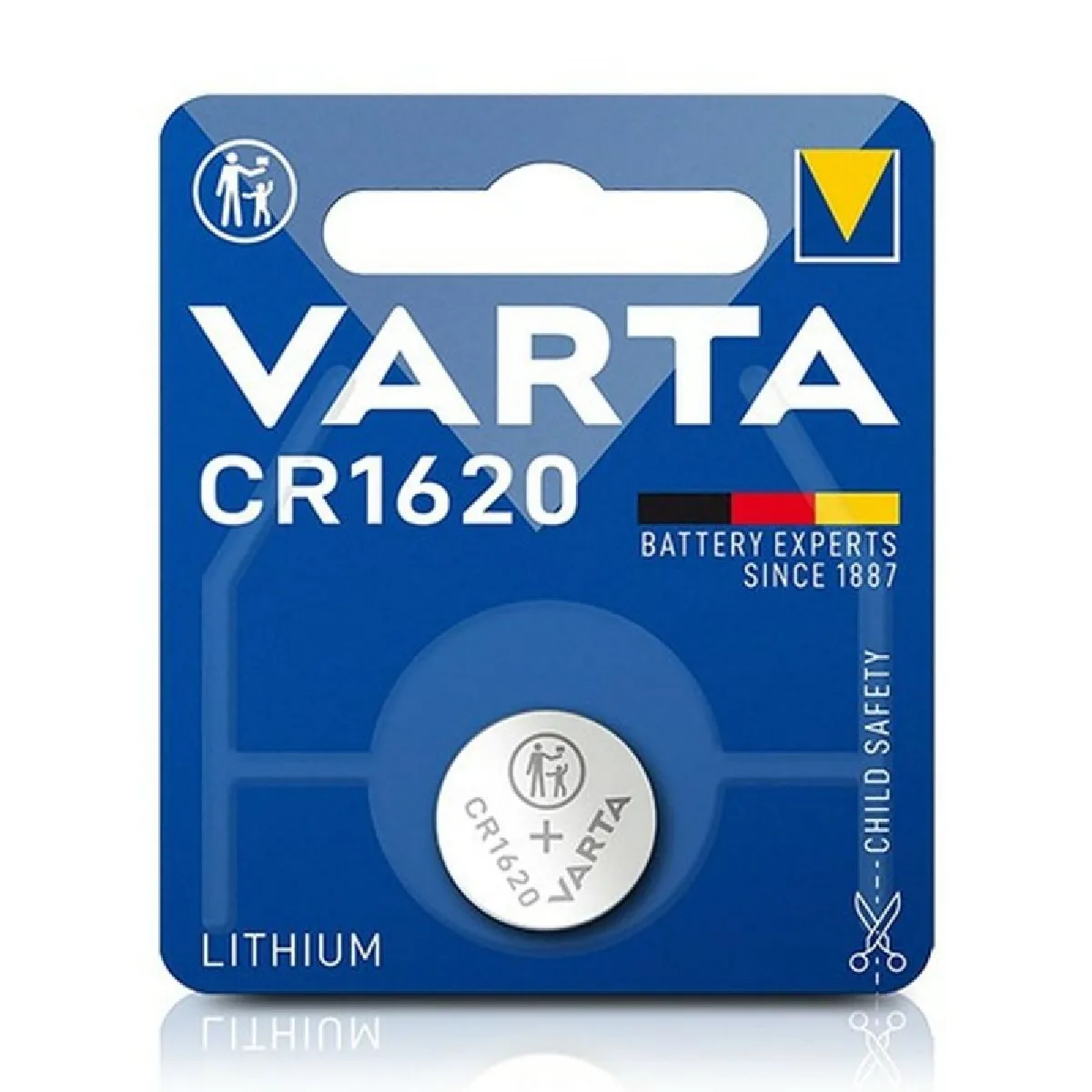 Varta pile bouton lithium CR1620 - 3 V