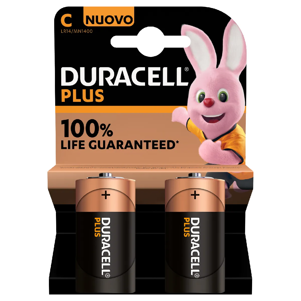Duracell piles alcalines type c 1 5v lr14 x25 - vue 6