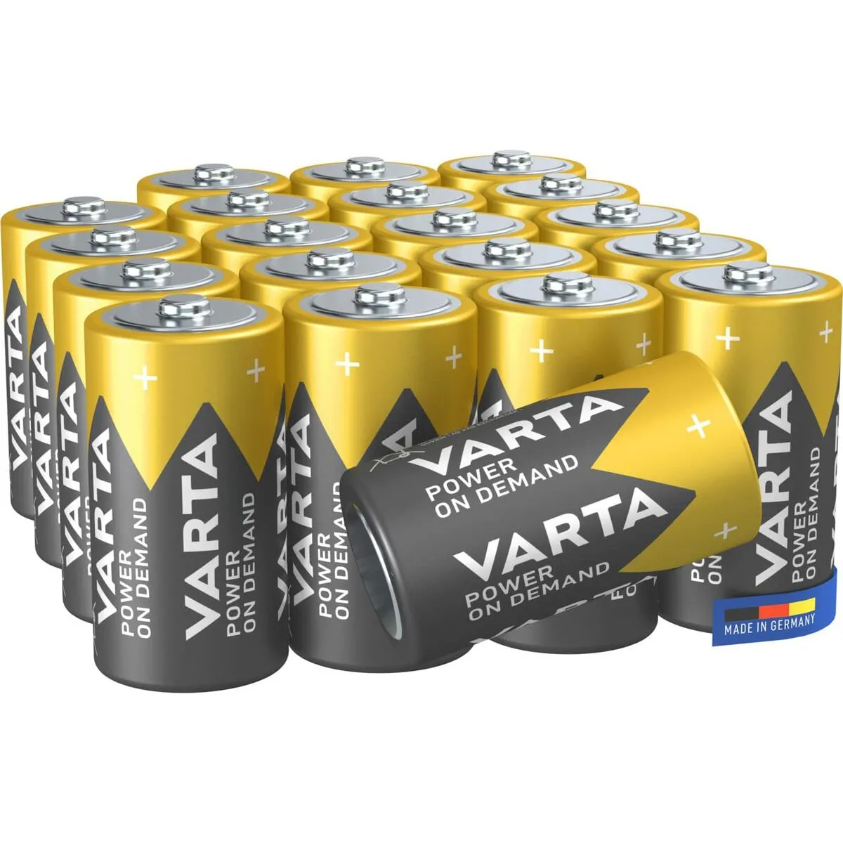 Varta Power On Demand 1 Pack de 20 Piles Alcalines C/LR14 1,5V