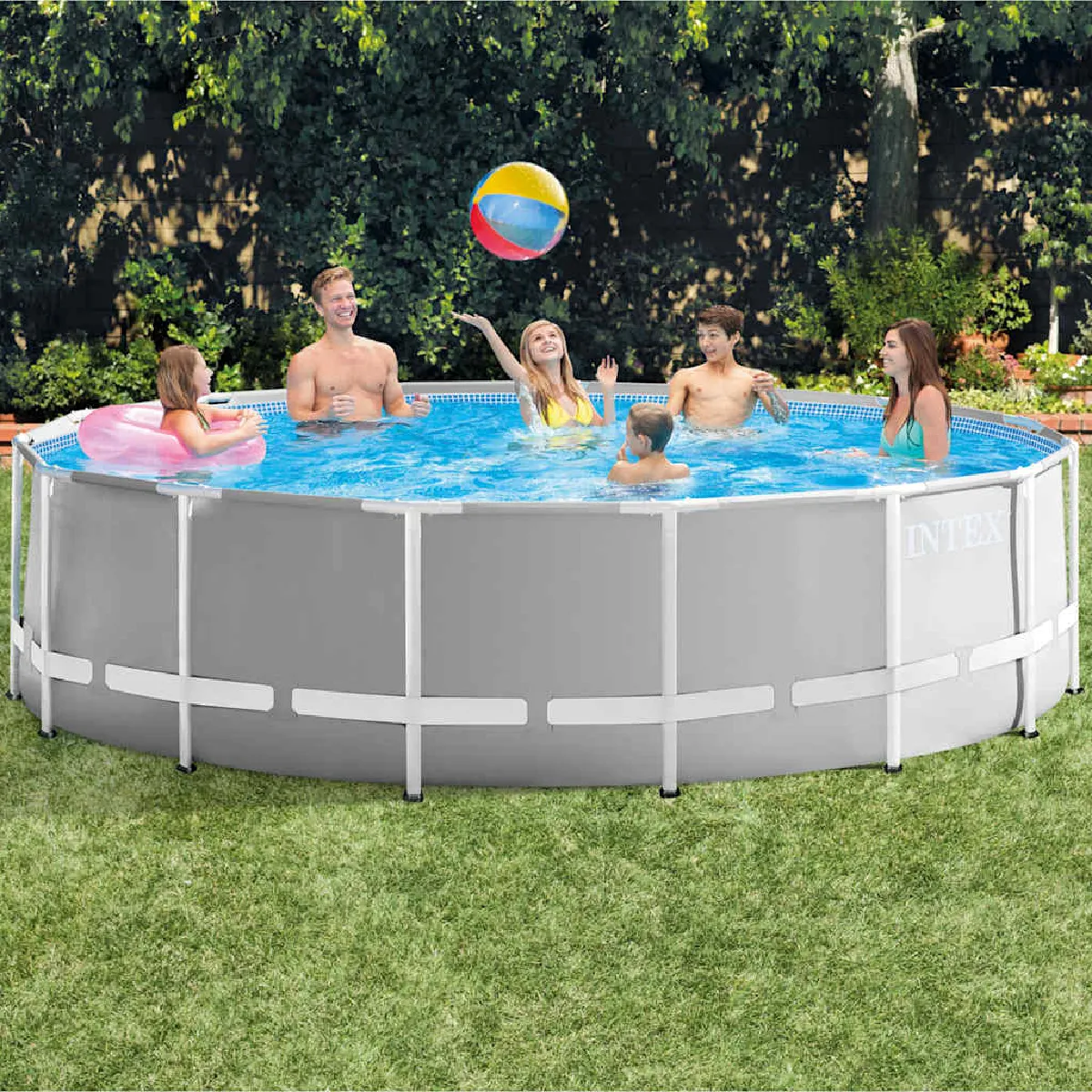 INTEX  Piscine Prism Frame 457x122 cm