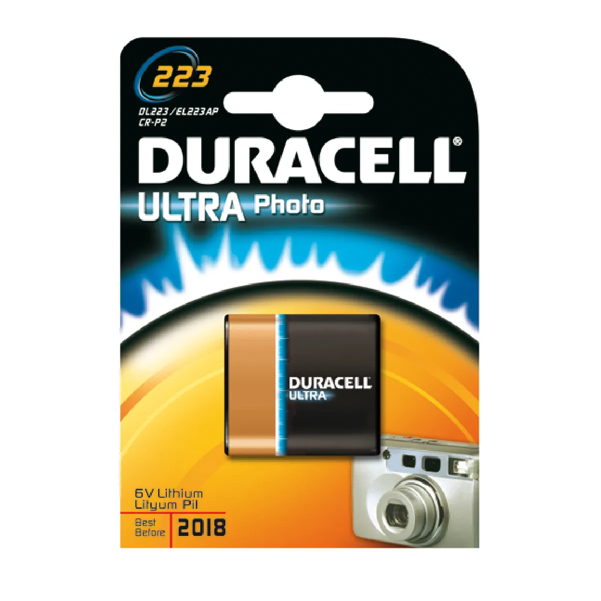 Duracell Ultra M3 223 Pile photo - vue 2