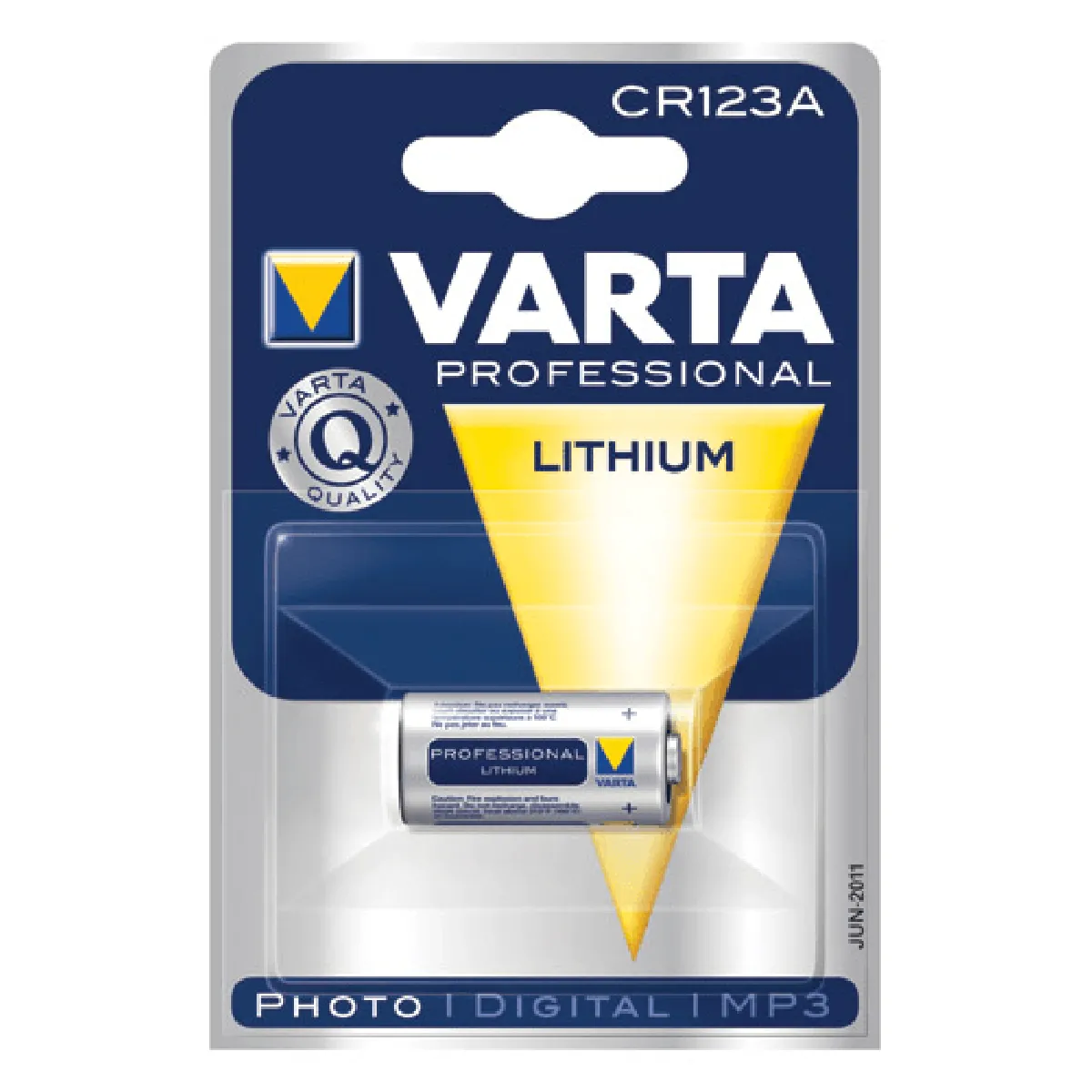 Varta 1 Pile CR123 Lithium 3V