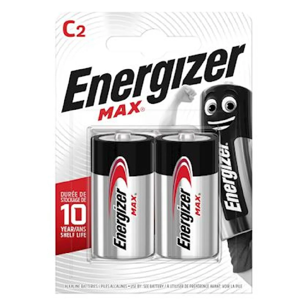 Piles Alcaline Lr14 c 1 5v Max Energizer Le Pack De 2 - vue 3
