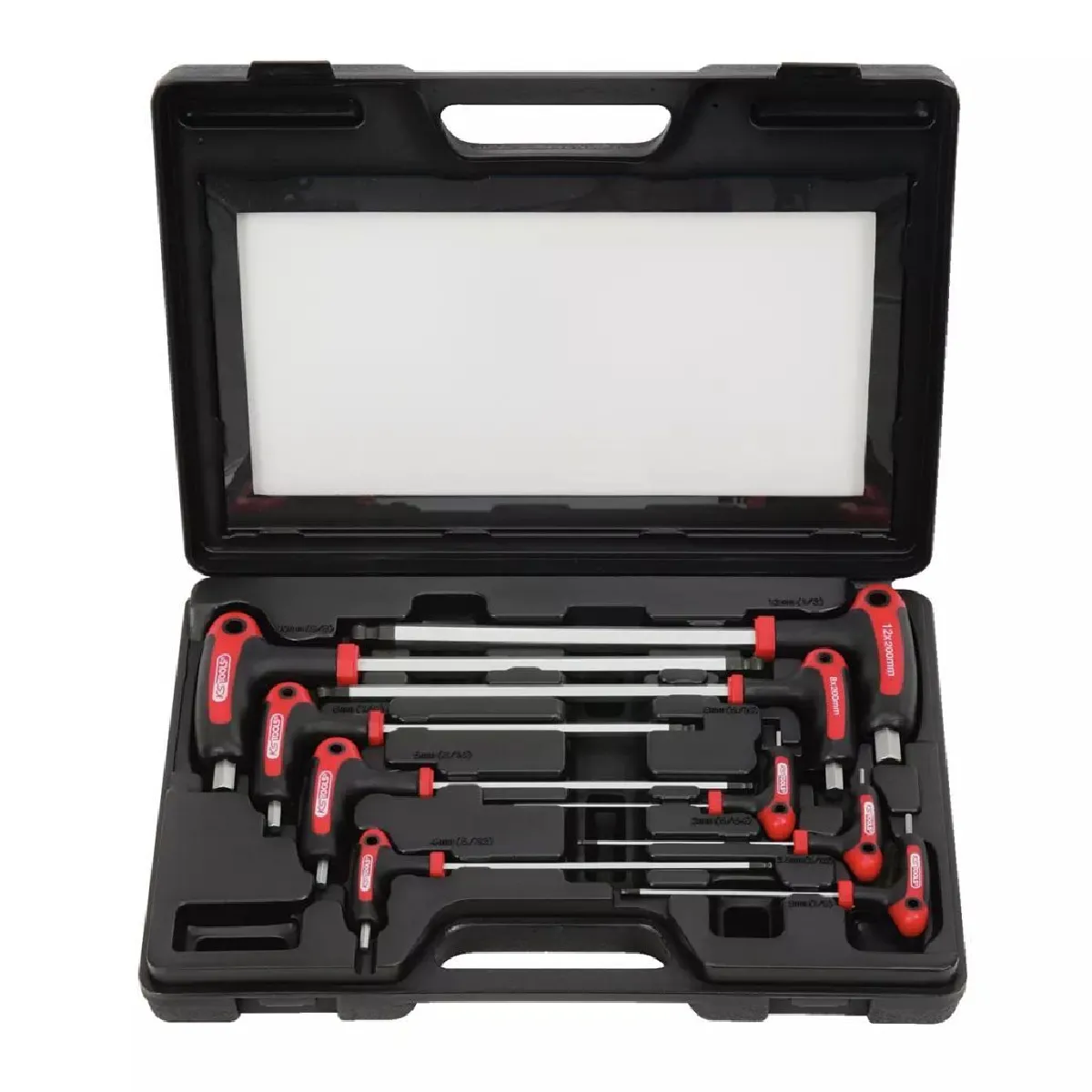 Ks Tools Ensemble De Clés Allen À Manche En T 9 Pcs 2-12 Mm - Image 4