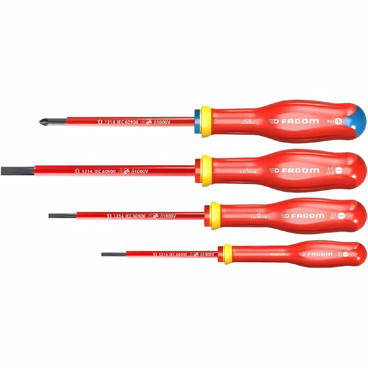 Facom Coffret de 4 Tournevis Isolés