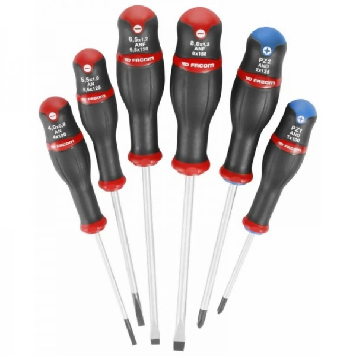 Facom Jeu de 6 tournevis Protwist lame ronde