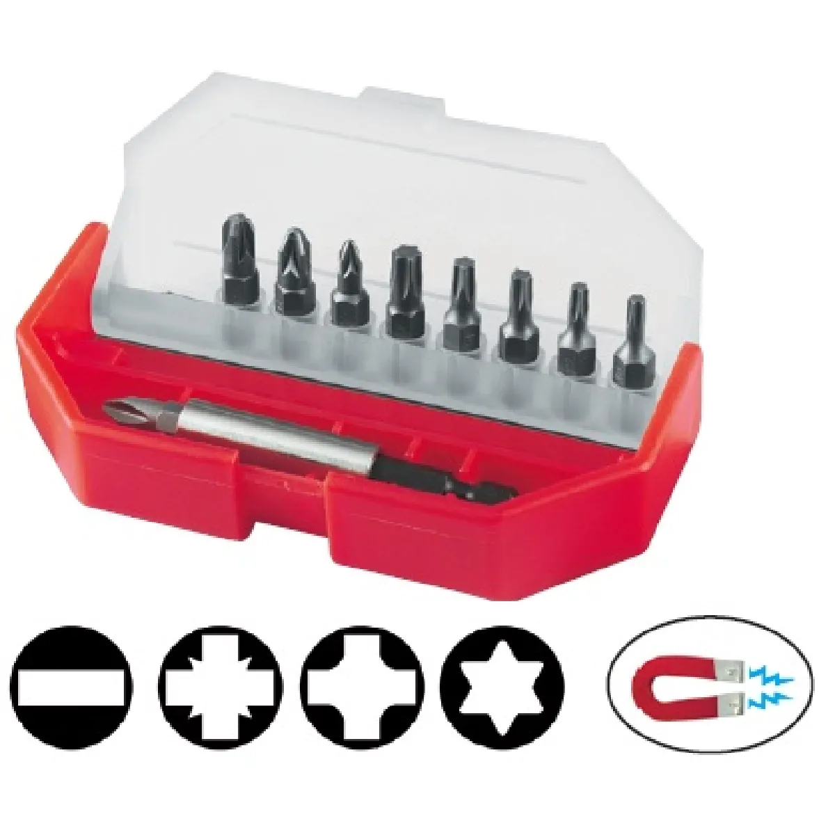 Stanley Coffret 10 embouts de vissage