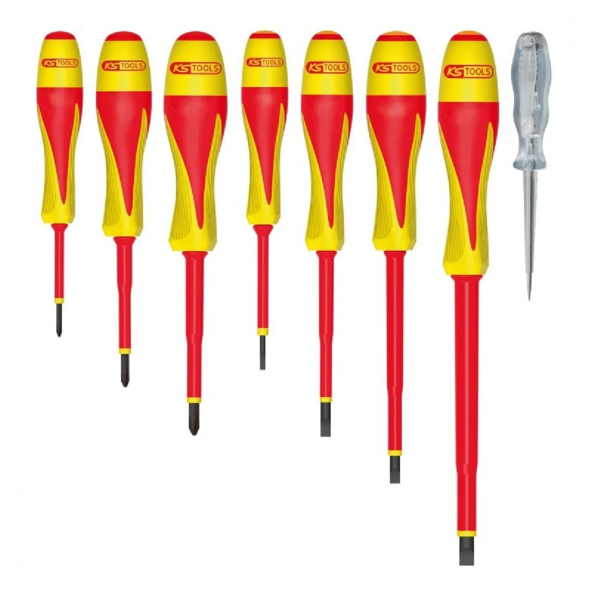 Ks Tools 922.6218 Jeu De 8 Tournevis Isolés 1000V
