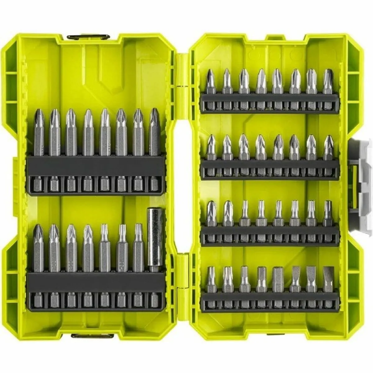 Coffret D'Embouts De Vissage Ryobi RAK48SSD – 48 Pièces, Porte-Embout Inclus