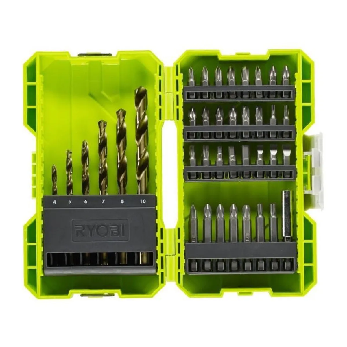 Coffret Accessoires Perçage Vissage Ryobi RAK38SDD – 38 Pièces