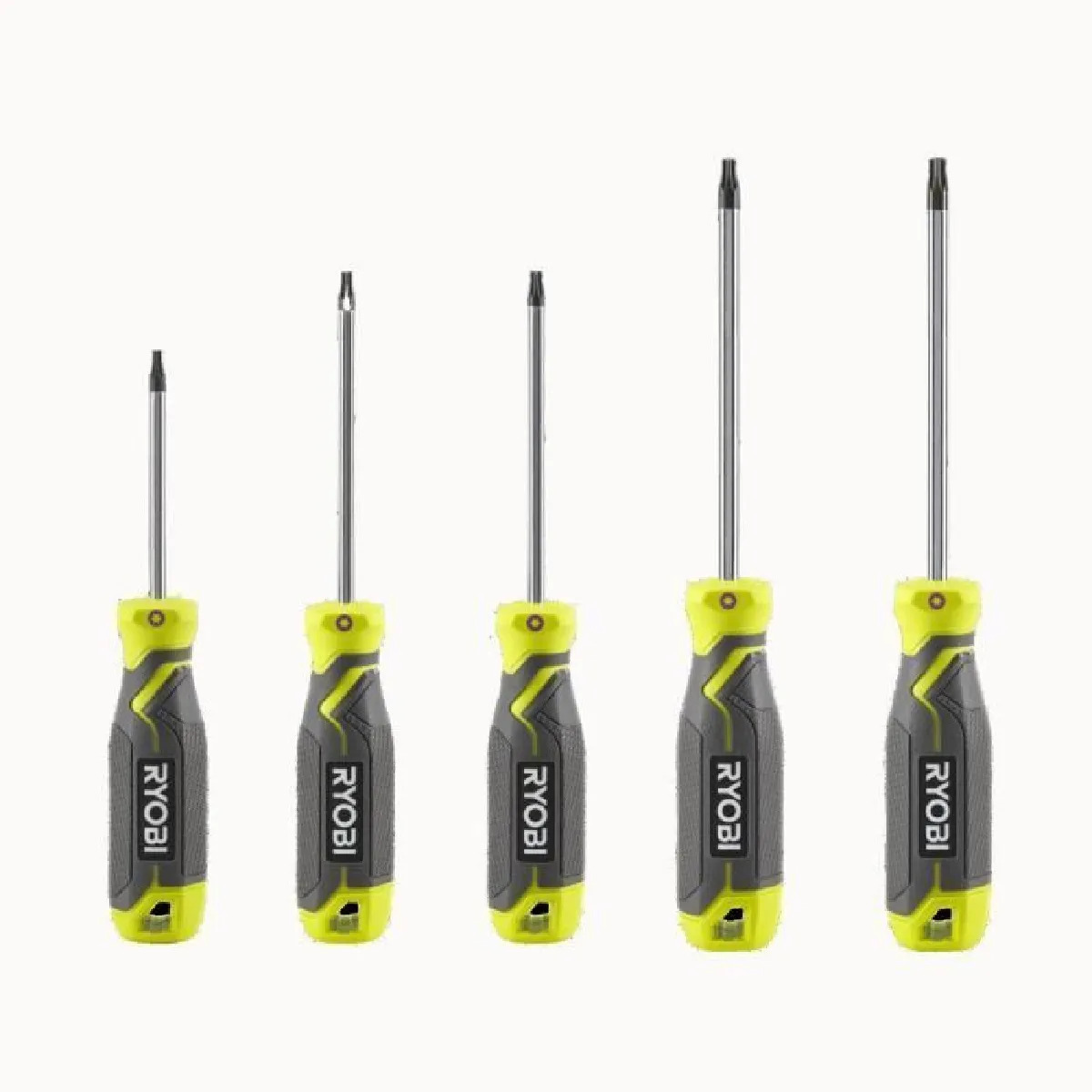 RYOBI Jeu de tournevis Torx 5 pcs