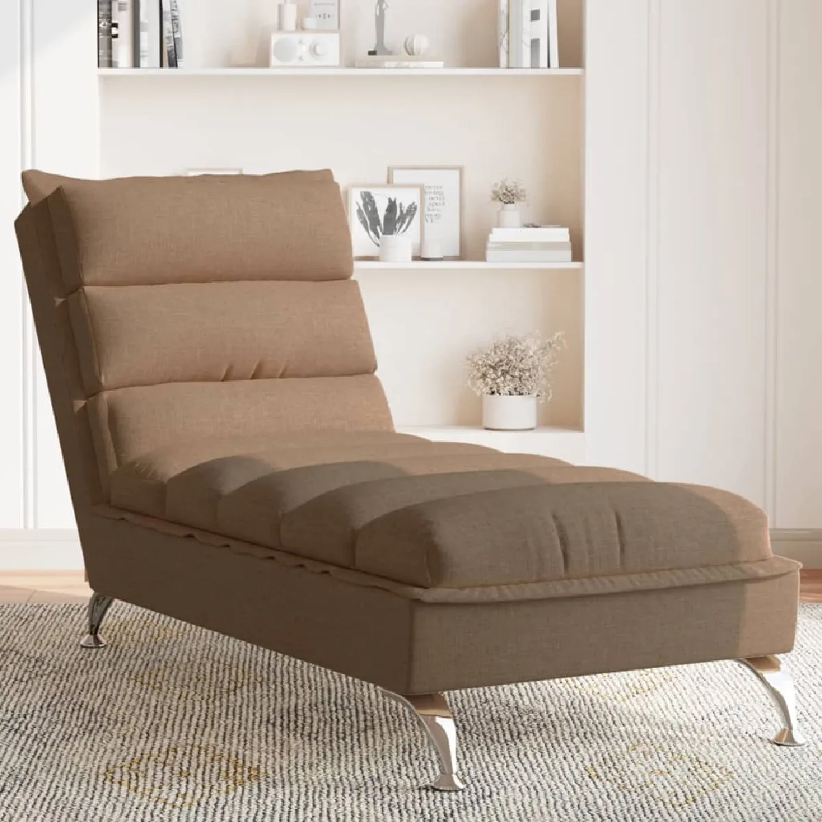 vidaXL Chaise longue avec coussins - vue 6