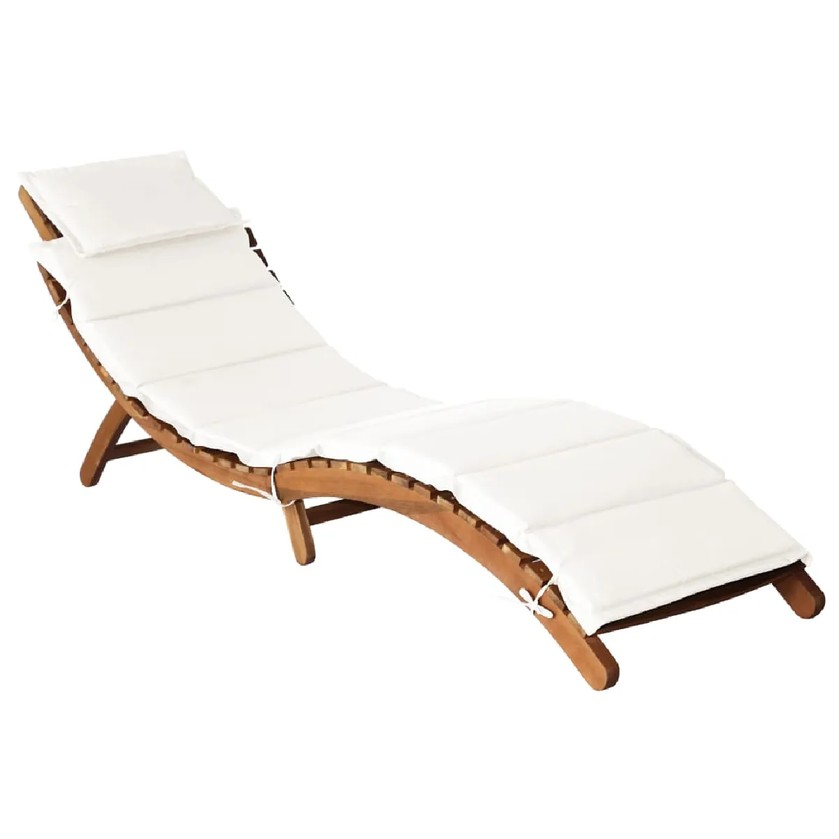 vidaXL Chaise longue avec coussin