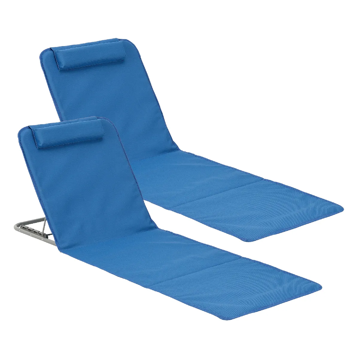 En.casa Matelas de plage pliable - Bleu