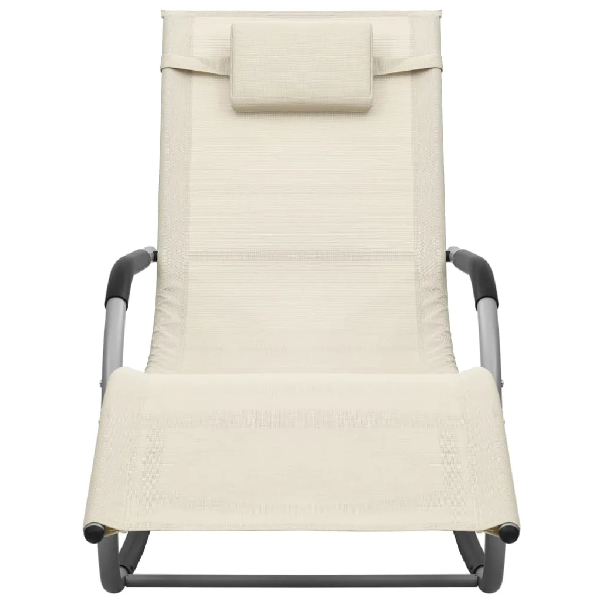 Helloshop26 Coussin pour transat Crème