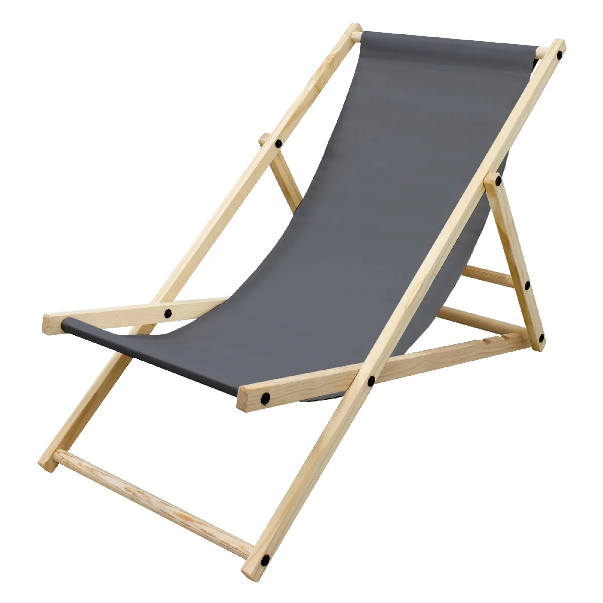 Ecd germany Chaise longue pliante - Anthracite Ecd germany Chaise longue pliante - Anthracite