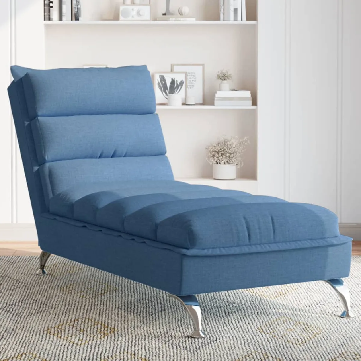 VIDAXL Chaise longue Tissu - vue 2