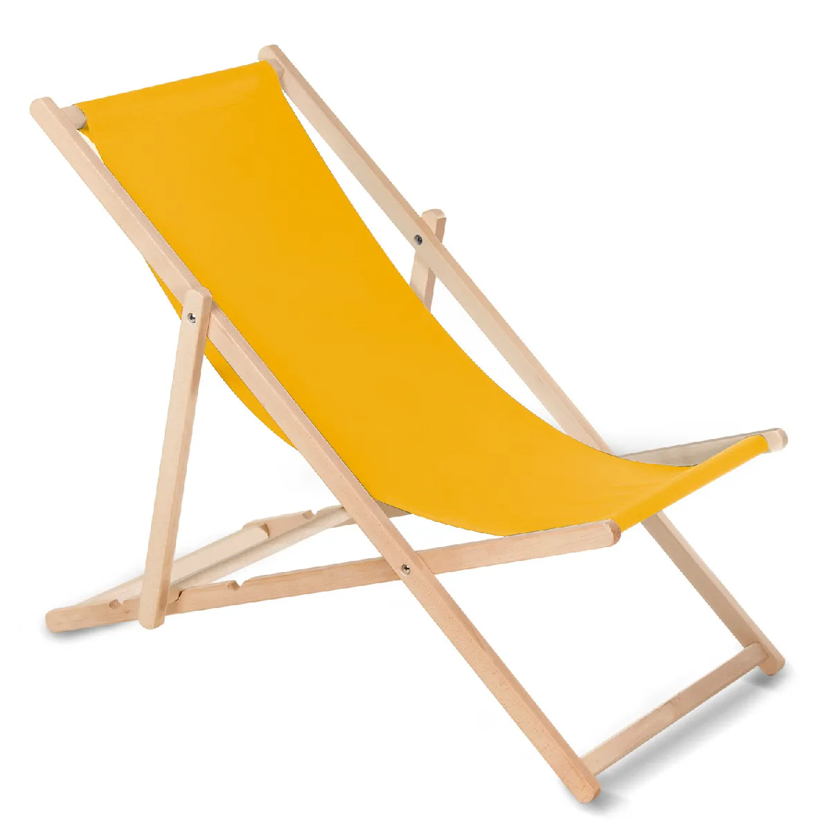 GreenBlue Chaise longue pliante - Jaune