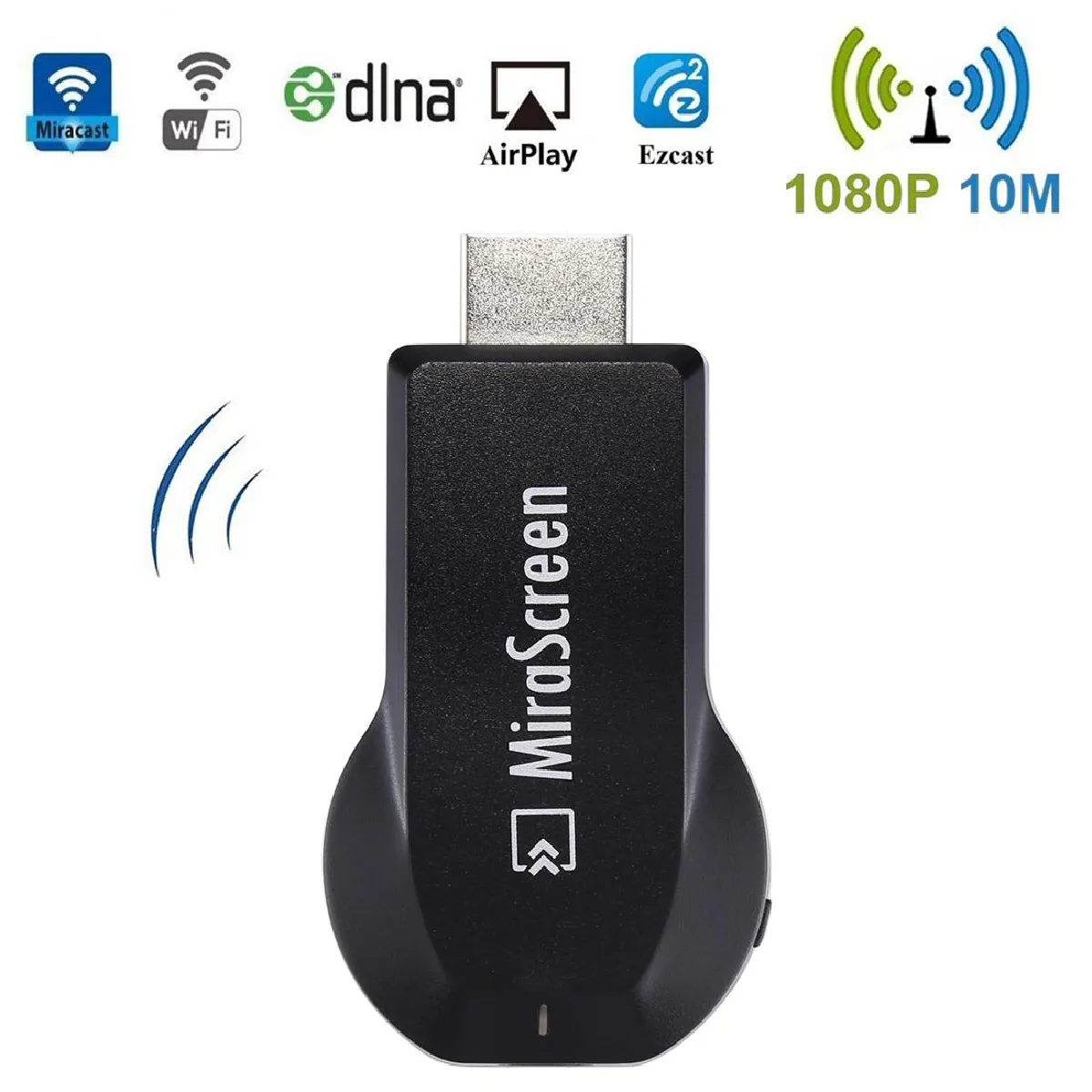 Yonis Clé Chromecast Miracast Partage D'écran Tv Airplay Ios Android Dongle Hdmi - Image 3